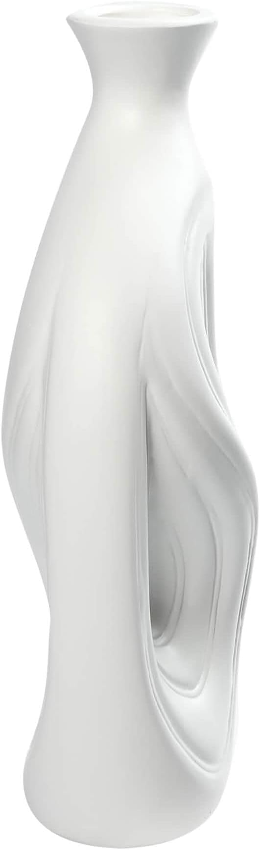 Nordic Irregular Ceramic Vase - Modern Round Hole Art Vase for Flowers, Minimalist Home Decor, Unique Centerpiece for Living Room & Office