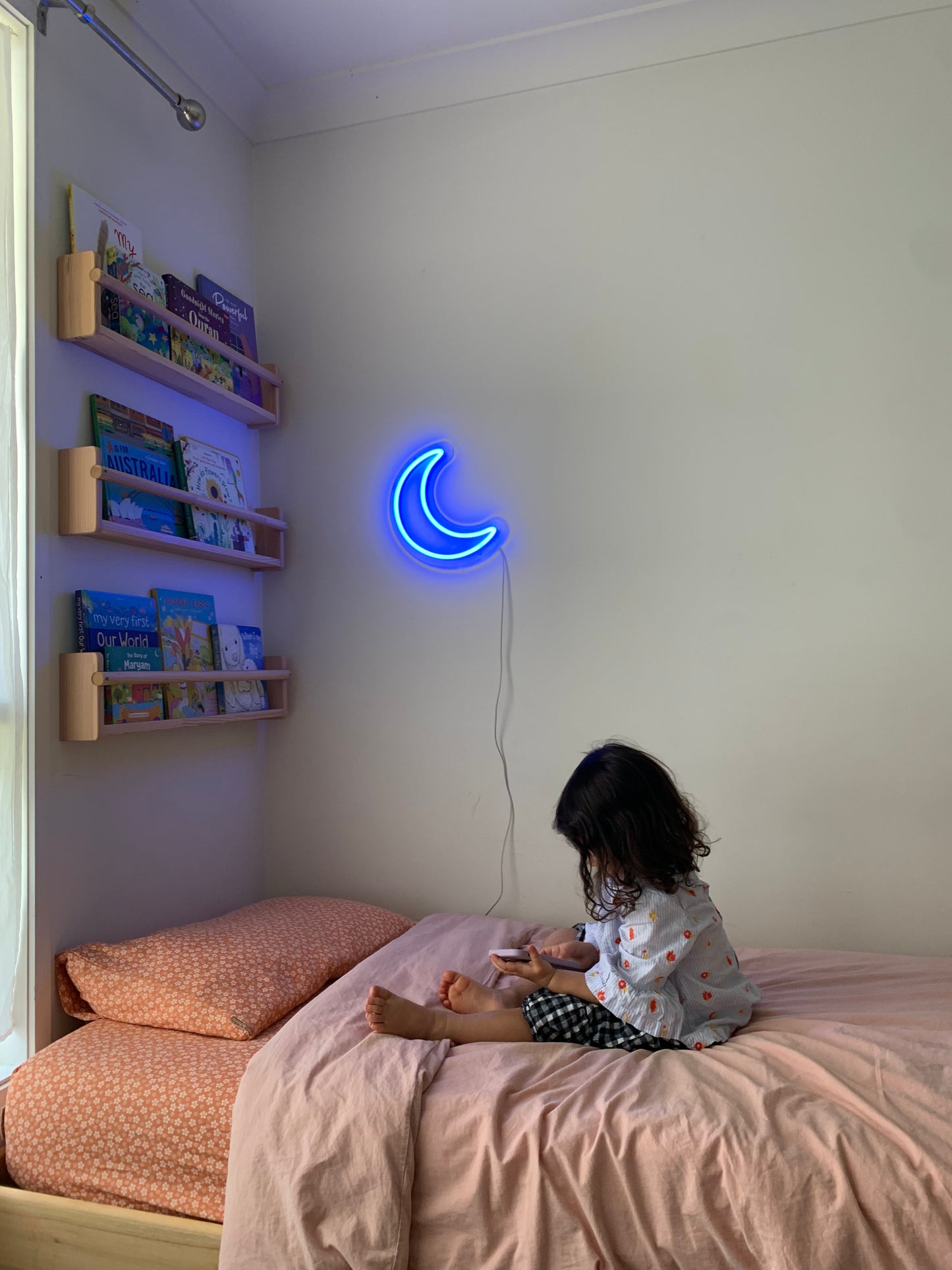 The Mini RGB Neon Moon