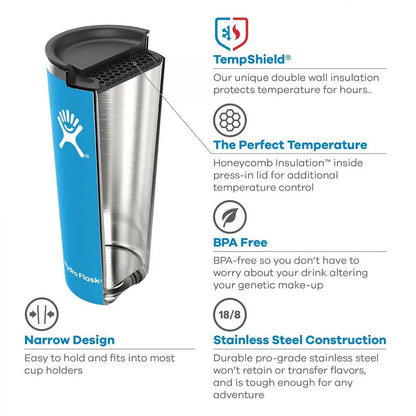 Hydro Flask Insulated Coffee Tumbler with Closeable Lid