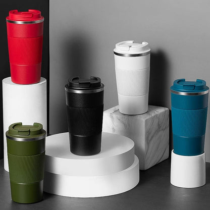 Stainless Steel Coffee Cup - Vacuum Insulated Travel Mug for Home, Office, Outdoor