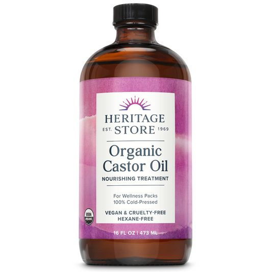 Heritage Organic Castor Oil – Hair & Eyebrow Growth Serum