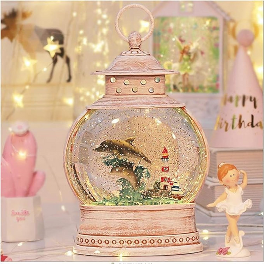 Mermaid Music Box Ballet Water Lantern – 12 Classic Songs, Halloween Melody, LED Glow – Perfect Gift for Collectors & Decor
