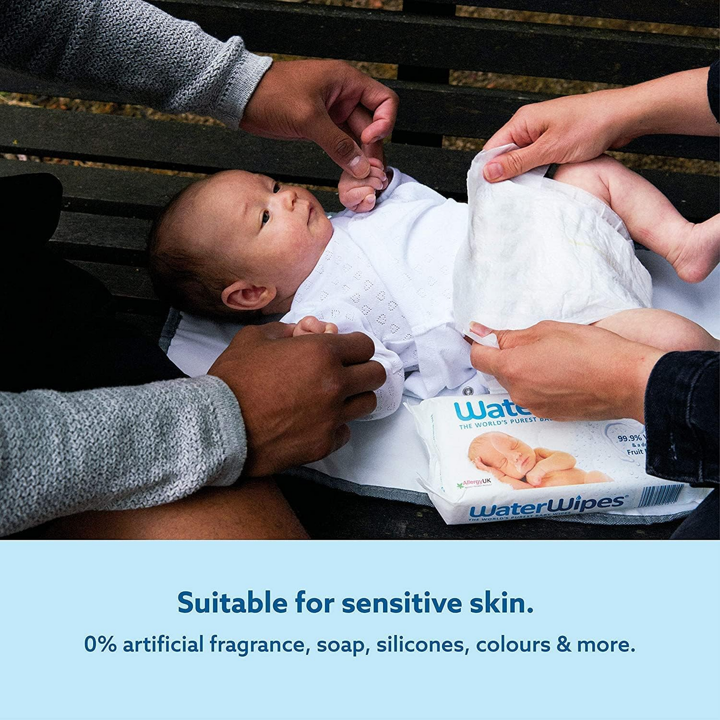 WaterWipes Mega Value Box: 12 Packs x 60 Sheets (720 Wipes) – Pure, Sensitive Baby Wipes for Newborns