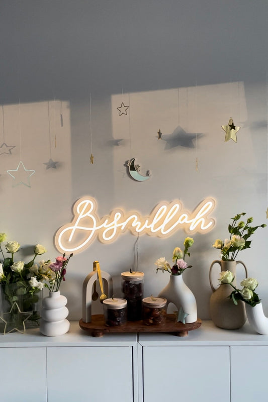 The Neon Calligraphy Bismillah