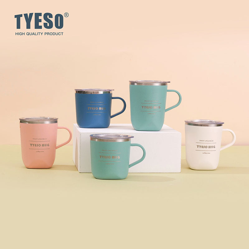 كوب قهوة معزول بالفراغ مصنوع من الفولاذ المقاوم للصدأ من TYESO