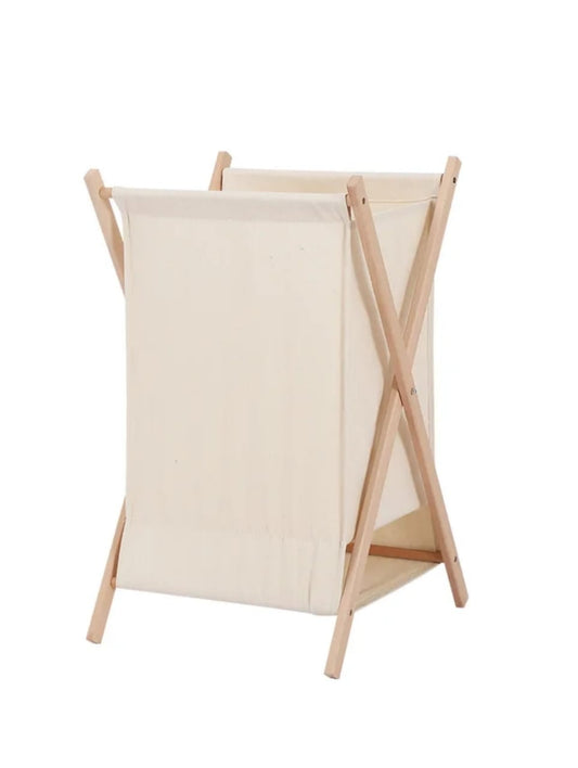 Bamboo Laundry Hamper with Removable Liner - Collapsible Wooden Clothes Basket, Folding Storage Organizer for Bedroom, Bathroom & Laundry Room